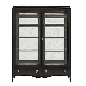 Витрина с прозрачными дверьми из массива дерева и стекла DECORA ( LCI STILE) N0201 фабрика DECORA ( LCI STILE) из Италии