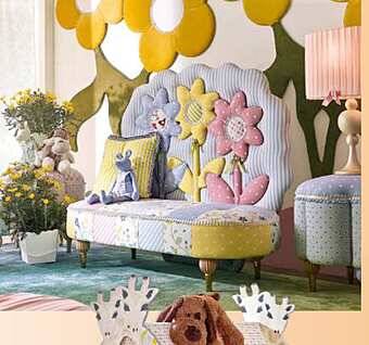 Диван ALTA MODA Cirl and Boy HAPPY FLOWERS Диван ALTA MODA Cirl and Boy HAPPY FLOWERS фабрика ALTA MODA из Италии