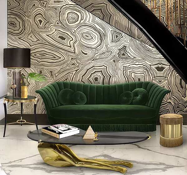 Диван Caprichosa Fully Upholstered KOKET KKGP104 фабрика KOKET из Италии. Фото №3