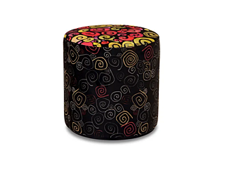 Круглый пуф из ткани Adrenalina BOLLPouf