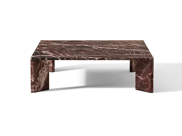 Кофейный столик квадратной формы из мрамора CASSINA Ordinal фабрика CASSINA из Италии. Фото №1