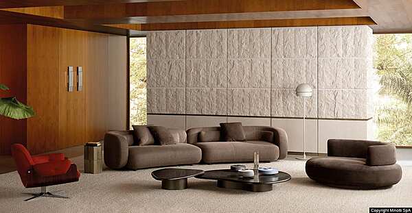 Кресло MINOTTI Bézier фабрика Minotti из Италии. Фото №4