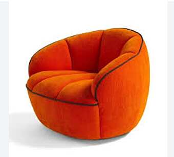 Кресло с обивкой из ткани EGOITALIANO Shai фабрика Egoitaliano из Италии