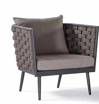 Кресло из металла и водонепроницаемой резины ARREX 1823/3