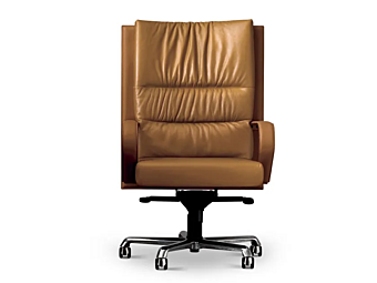 Кресло с подлокотниками из кожи i 4 Mariani Ginza фабрика i 4 Mariani из Италии