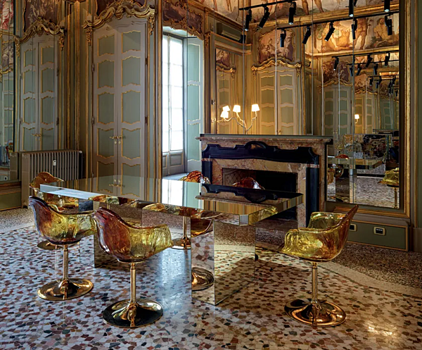 Прямоугольный обеденный стол из дерева Edra Phantom фабрика EDRA из Италии. Фото №5