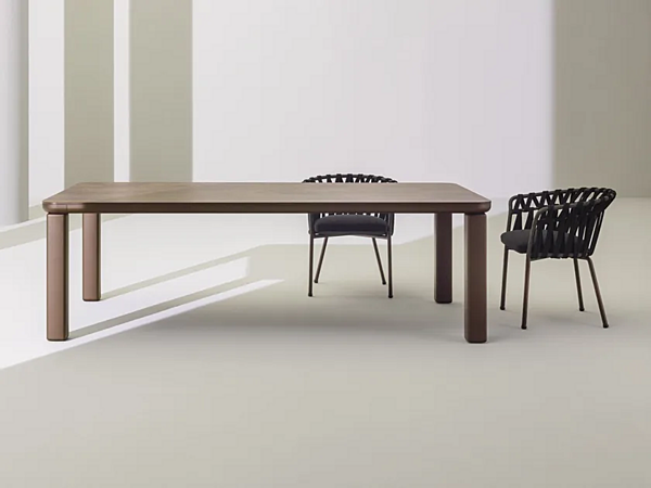 Расширяющийся садовый стол из алюминия с керамической или HPL столешницей VARASCHIN Customade 25325 фабрика VARASCHIN из Италии. Фото №1