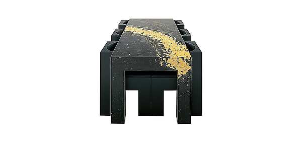 Комплект стол со стульями DRAENERT X1 / X2 фабрика DRAENERT из Италии. Фото №1