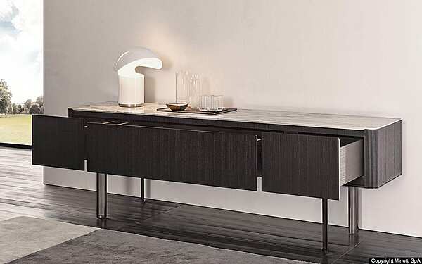 Тумба MINOTTI Lou "Sideboard" Christophe Delcourt фабрика Minotti из Италии. Фото №23