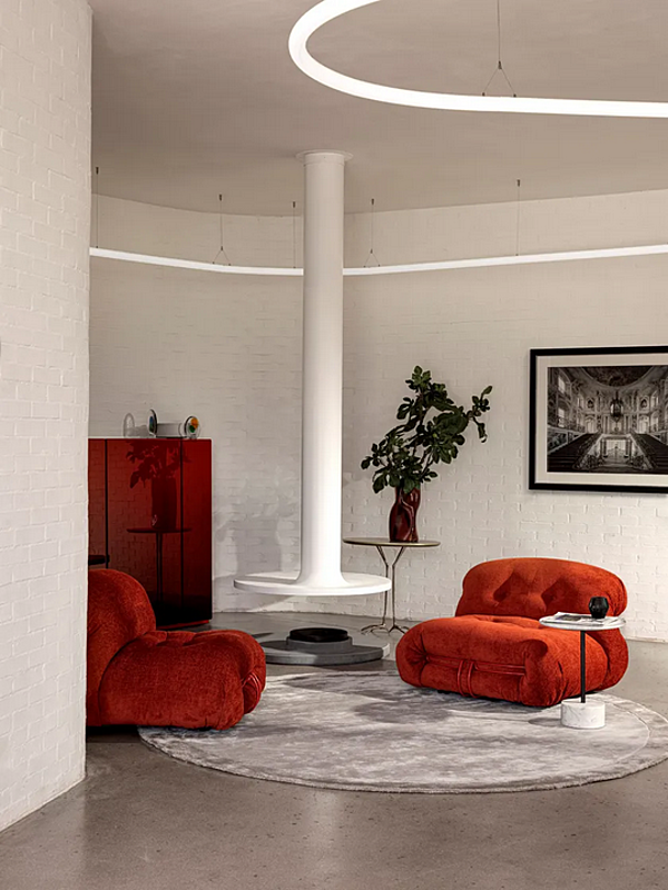 Круглый кофейный стол из дерева CASSINA 194  9 фабрика CASSINA из Италии. Фото №12