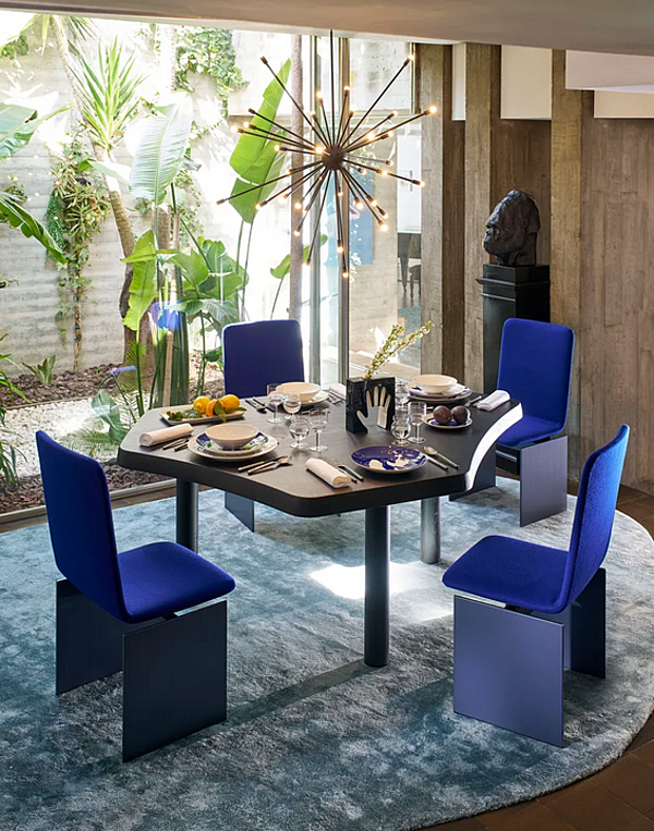 Деревянный стол из массива CASSINA Montparnasse фабрика CASSINA из Италии. Фото №3