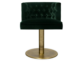 Кресло с подлокотниками из бархата BRABBU Bourbon II фабрика BRABBU из Италии