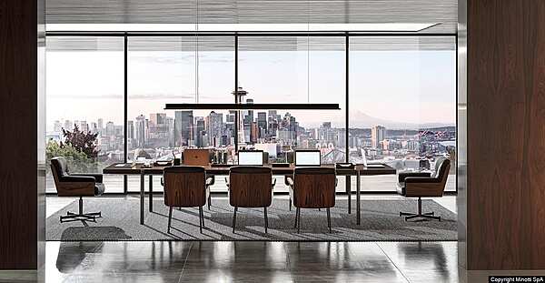 Стол MINOTTI Superquadra фабрика Minotti из Италии. Фото №4