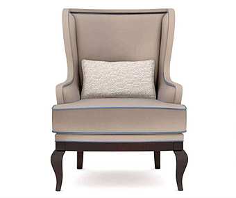 Кресло из массива дерева с мягкой обивкой DECORA ( LCI STILE) N092L