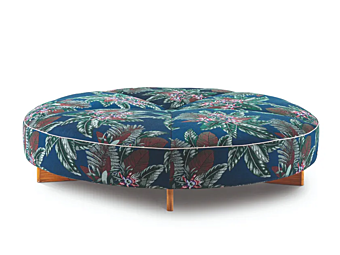 Круглый садовый пуф из ткани CASSINA  Sail Out