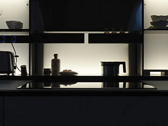 Светящийся кухонный фартук из стекла VALCUCINE light Светящийся кухонный фартук из стекла VALCUCINE light фабрика VALCUCINE из Италии