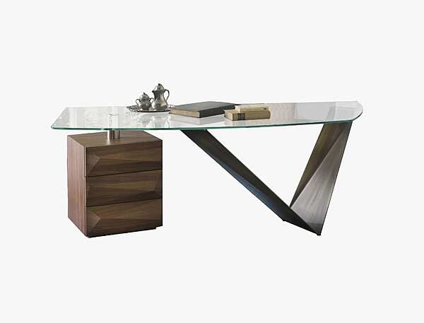 Письменный Стол REFLEX Prisma STEEL SCRIVANIA фабрика REFLEX из Италии. Фото №5