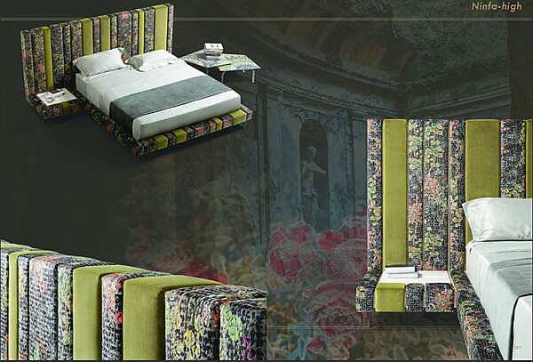 Кровать SIGNORINI COCO & C. WONDERLAND 00002/I фабрика DAYTONA (by Signorini&Coco) из Италии. Фото №5