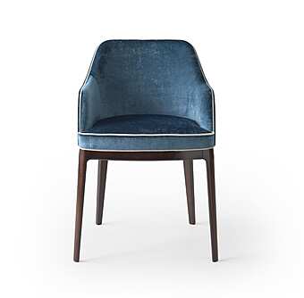 Кресло из массива дерева с мягкой обивкой DECORA ( LCI STILE) MN36L