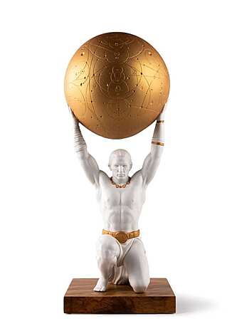 Скульптура LLADRO Atlas Sculpture фабрика LLADRO из Италии