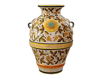 Керамическая ваза ручной работы L_Antica Deruta GA 05 GA/05