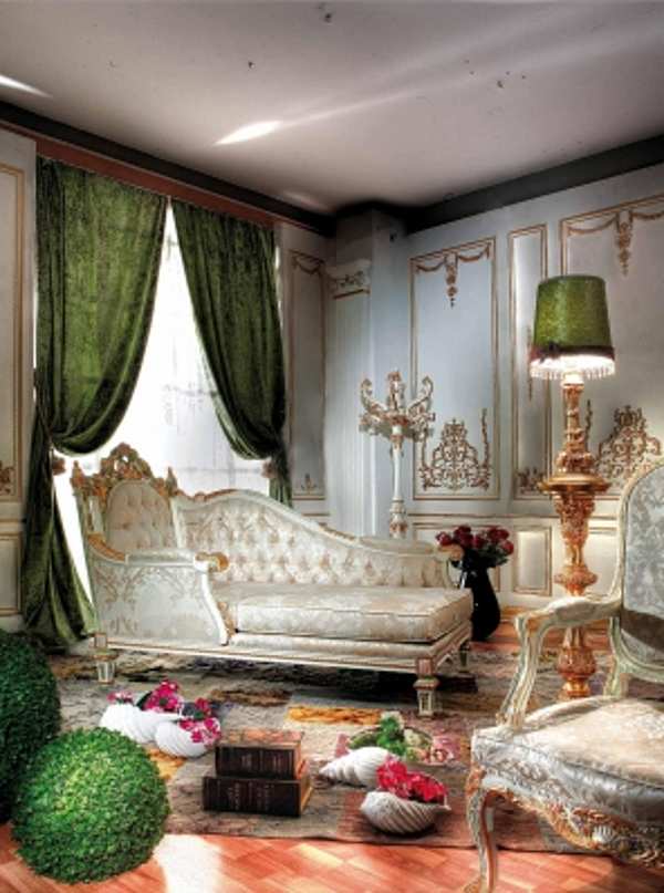 Кушетка ASNAGHI INTERIORS GD5311 фабрика ASNAGHI INTERIORS из Италии. Фото №1