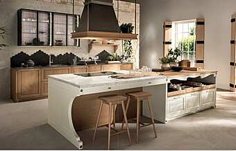 Кухня с островом из материала ASTER CUCINE Portrait LACCATO фабрика Aster Cucine из Италии