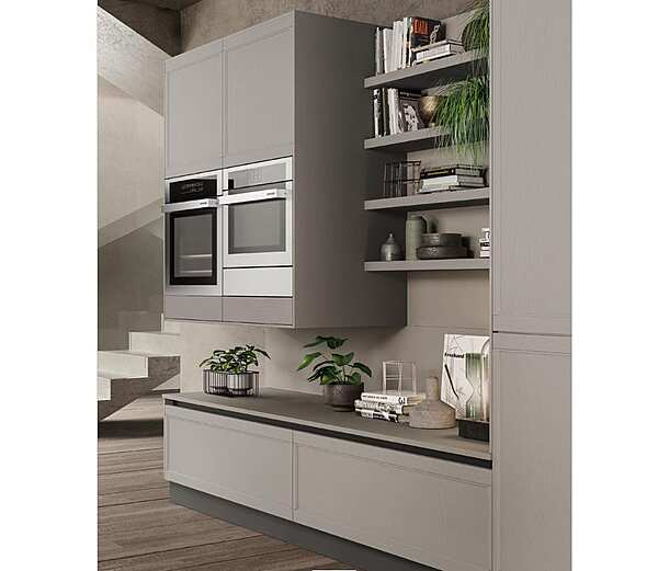 Кухня с островом из дерева LUBE CUCINE Flavour 8 фабрика LUBE CUCINE из Италии. Фото №3