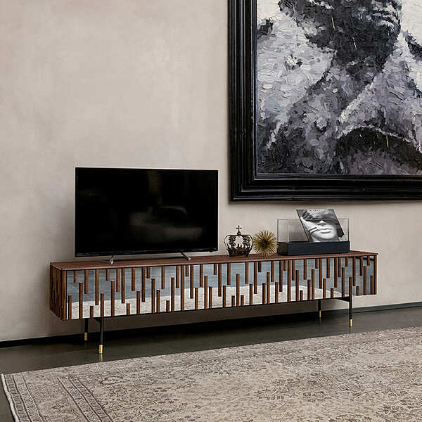 Тумба под TV TONIN CASA Modern Collection DROPS - T8627 фабрика TONIN CASA из Италии. Фото №4