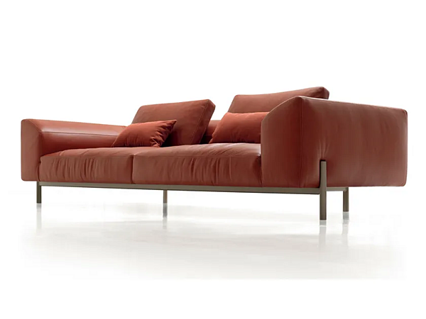 Диван из кожи на три места CORTEZARI Diva 703 фабрика CORTE ZARI из Италии. Фото №2