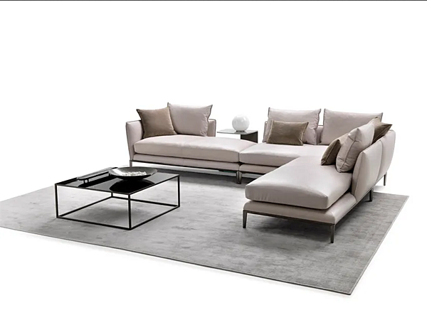 Угловой кожаный диван GYFORM Oliver фабрика Gyform из Италии. Фото №1