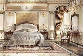 Кровать ANGELO CAPPELLINI TIMELESS Landini 60800/TG19 - TG21 фабрика ANGELO CAPPELLINI из Италии