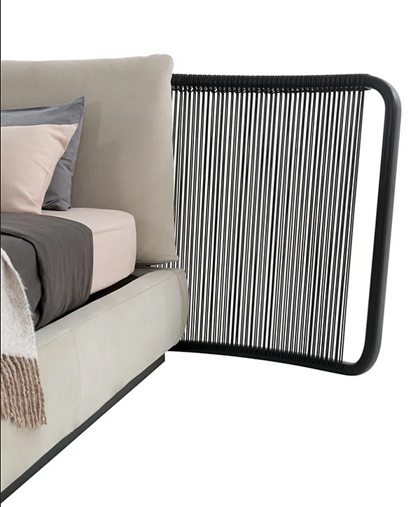 Двуспальная кровать с обитой спинкой из ткани OPERA CONTEMPORARY Alba44720 фабрика OPERA CONTEMPORARY из Италии. Фото №3