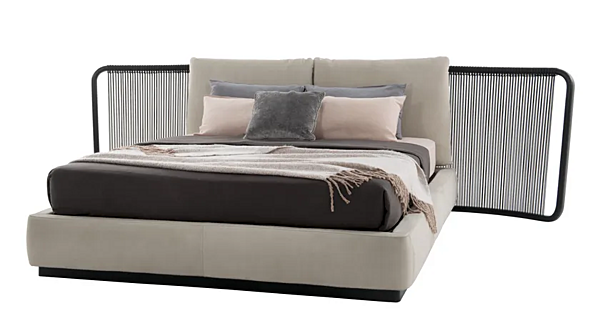 Двуспальная кровать с обитой спинкой из ткани OPERA CONTEMPORARY Alba44720 фабрика OPERA CONTEMPORARY из Италии. Фото №2