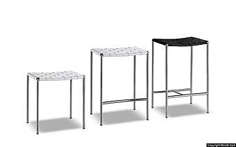 Стул барный  MINOTTI Klasen Stool  фабрика Minotti из Италии