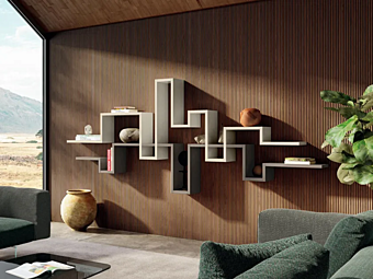 Книжная полка из дерева 30 мм LAGO 2630 фабрика LAGO из Италии