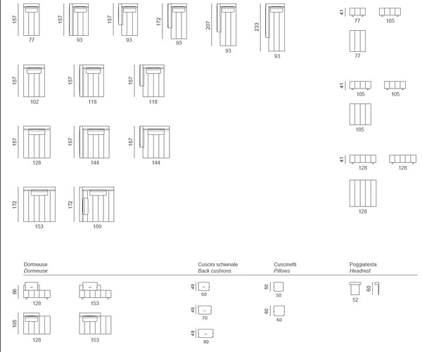 Модульный диван с тканевой обивкой GYFORM Achille фабрика Gyform из Италии. Фото №11