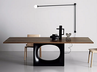 Прямоугольный деревянный стол для гостиной Kristalia Holo 01HOL06 фабрика Kristalia из Италии