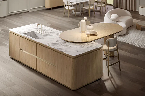 Кухня из дерева с островом.0 Old Line Radha 2 фабрика Oldline из Италии. Фото №5