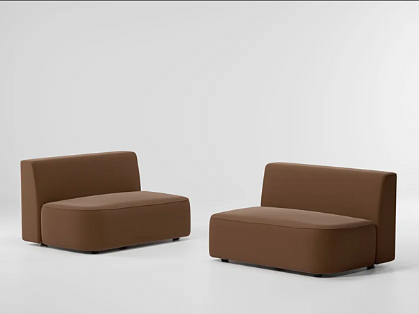 Модульный диван из ткани с мягкой спинкой KETTAL Sofa O A2O39IZQ00, A2O39DER00, A2439DER0L, A2439IZQ0L, A2439TO10L, A2439DERXL, A2439IZQXL, A2439TO1XL фабрика KETTAL из Италии. Фото №2