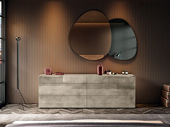Стеклянный комод 36E8 0650B LAGO 0650B Стеклянный комод 36E8 0650B LAGO 0650B фабрика LAGO из Италии
