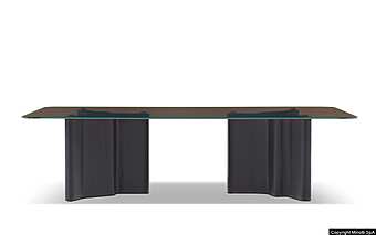 Стол MINOTTI Lou "Dining"  фабрика Minotti из Италии