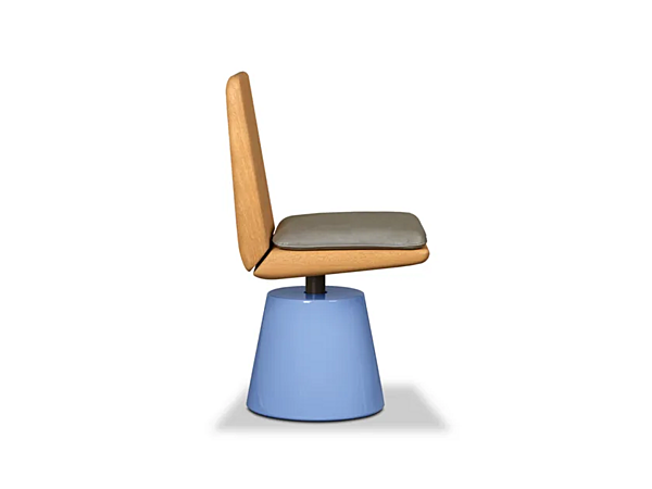 Стул с обивкой из кожи BAXTER Linfa фабрика BAXTER из Италии. Фото №8