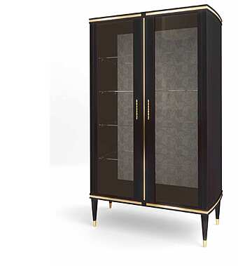Витрина с прозрачными дверьми из массива дерева и стекла DECORA ( LCI STILE) V0245 фабрика DECORA ( LCI STILE) из Италии