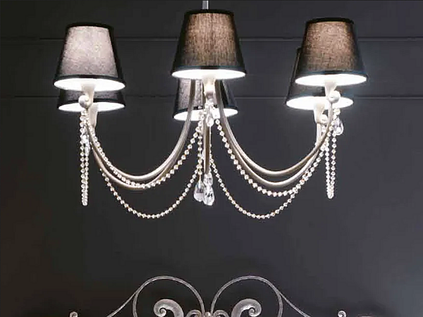 Люстра из стекла CORTEZARI Tiffany 85274 фабрика CORTE ZARI из Италии. Фото №1