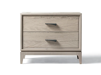 Прикроватная тумбочка из ореха с ящиками DALE Velo M 633 фабрика DALE из Италии