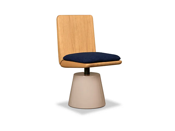 Стул с обивкой из кожи BAXTER Linfa фабрика BAXTER из Италии. Фото №10