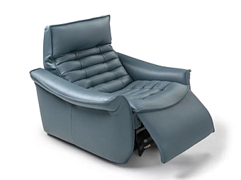 Кресло с кожаной обивкой и моторизованными функциями Calia Italia Fox Trot Relax PREMIUM 1063_R фабрика Calia Italia из Италии