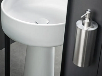 Настенный мыльница из нержавеющей стали AGAPE 369 фабрика Agape из Италии