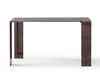 Консольный стол из мрамора с металлическим основанием AMURA Exilis фабрика AMURA из Италии